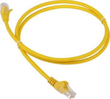 Кабель UTP Lanmaster LAN-PC45/U6-1.5-YL UTP RJ-45 вил.-вилка RJ-45 кат.6 1.5м желтый LSZH (уп.:1шт)