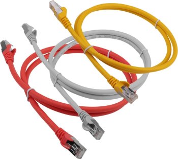 Кабель FTP Lanmaster LAN-PC45/S6A-5.0-OR FTP RJ-45 вил.-вилка RJ-45 кат.6A 5м оранжевый LSZH (уп.:1шт)