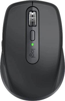 Мышь беспроводная Logitech MX Anywhere 3S графитовый оптическая 8000dpi silent BT/Radio USB для ноутбука 5but (910-006935)