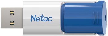 Накопитель USB Флешка Netac U182 Blue 16GB USB3.2 Flash Drive, retractable (replaced NT03U182N-016G-30BL)