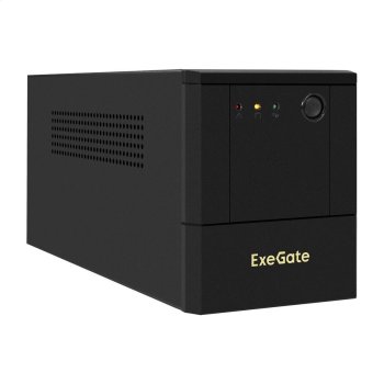 Источник бесперебойного питания ExeGate SpecialPro UNB-1000.LED.AVR.8C13.USB (1000VA/700W, LED, AVR, 8*C13, USB, батарея 12V 7.2Ah - 2 шт., металличес
