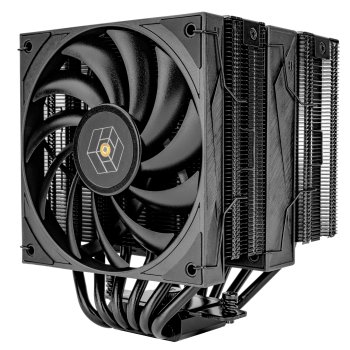 Вентилятор Thermalright Royal Knight 120 нет подсветки Soc-AM5/AM4/1200/1700/1851 черный 4-pin 29.4dB Al+Cu Ret (RK120-BL)