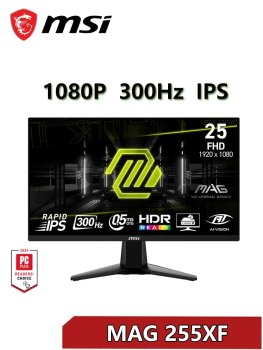 Монитор 24.5" MSI MAG 255XF <Black> [IPS, 300Hz, LCD, 1920x1080, HDMI, DP)