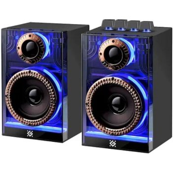 Колонки Defender Акустическая 2.0 система Futuro 20 Вт, BT/USB/TF/AUX/2400мА*ч [65087]