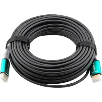 Кабель Cactus CS-HDMI-AOC-2.1-20 HDMI (m)/HDMI (m) 20м. позолоч.конт. черный