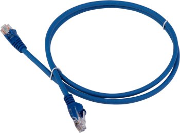 Кабель UTP Lanmaster LAN-PC45/U6-5.0-BL UTP RJ-45 вил.-вилка RJ-45 кат.6 5м синий LSZH (уп.:1шт)