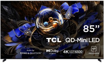 Телевизор-LCD TCL 85" 85X11K QD-Mini LED Frameless черный 4K Ultra HD 144Hz MEMC DVB-T DVB-T2 DVB-C DVB-S DVB-S2 USB WiFi Smart TV