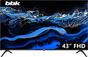 Телевизор-LCD BBK 43" 43LEM-1036/FTS2C (B) черный FULL HD 60Hz DVB-T2 DVB-C DVB-S2 USB (RUS)