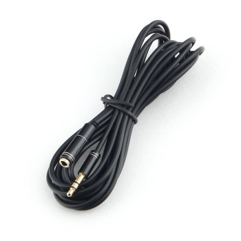 Кабель аудио удлинительный Cablexpert CCAB-02-35MF-3MB. 3.5 Jack (M)/3.5 Jack (F), черный, 3м, блистер