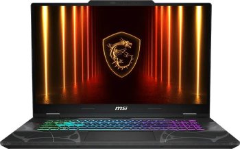 Ноутбук MSI Cyborg A17 AI B2HWFKG-040XRU Ryzen 7 260 16Gb SSD1Tb NVIDIA GeForce RTX 5060 8Gb 17.3" IPS FHD (1920x1080) FreeDOS black WiFi BT Cam (9S7-