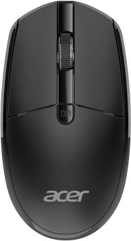 Мышь беспроводная Acer OMR408 черный оптическая 1600dpi для ноутбука 4but (ZL.MCEEE.02Z)