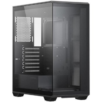 Корпус XASTRA Q600-0F-UC Black ATX/Aquarium/Screewless/no fans/Type-C/ Q600-0F-UC