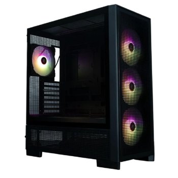 Корпус XASTRA A700 7ARGB-C10-UC Black ATX/Mesh/ 1x360mm+4x140mm ARGB PWM fans / Argb+PWM HUB 10port/Type-C / A700-1FA36A-4FL14A-C10-UC