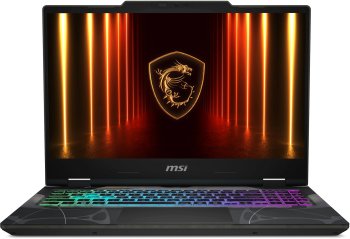 Ноутбук MSI Cyborg 15 C2WE-016XRU Core 7 240H 16Gb SSD1Tb NVIDIA GeForce RTX5050 8Gb 15.6" IPS FHD (1920x1080) FreeDOS grey WiFi BT Cam (9S7-15T121-01