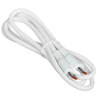 Кабель USB2.0 Hoco Type-C/Type-C, 5А, 240Вт, X93, 1м, белый, коробка (23412)