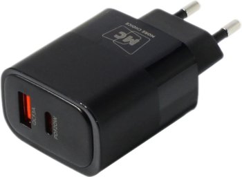 Зарядка USB-устройств MORE CHOICE NC81a Black <555571> USB (Вых. DC5/9/12V, 20W, USB, USB-C)