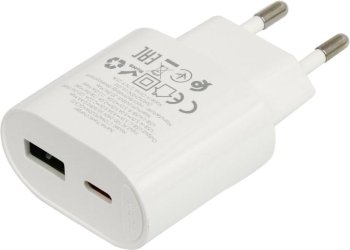 Зарядка USB-устройств Hoco C109A White <656719> USB (Вых.DC5/9V, 20W, USB, USB-C)