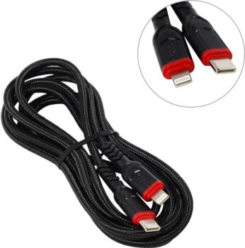 Кабель Hoco X59 Black <794024> USB AM-->Lightning 2м