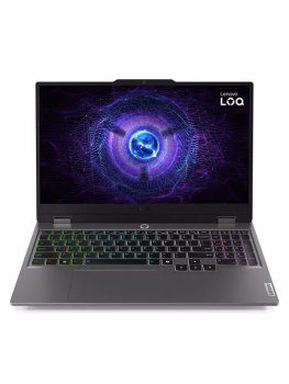 Ноутбук Lenovo LOQ 15IRX9/15.6" Full HD 1920x1080/Intel Core i5 13450HX/16 Gb/512 Gb SSD/nVidia GeForce RTX 4050 6GB/No OS/серый/2.38 кг