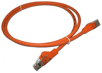 Кабель UTP Lanmaster LAN-PC45/U5E-2.0-OR UTP RJ-45 вил.-вилка RJ-45 кат.5E 2м оранжевый LSZH