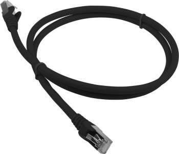 Кабель FTP Lanmaster LAN-PC45/S6A-10-BK FTP RJ-45 вил.-вилка RJ-45 кат.6A 10м черный LSZH