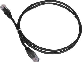 Кабель UTP Lanmaster TWT-45-45-7.0-BK UTP RJ-45 вил.-вилка RJ-45 кат.5E 7м черный ПВХ
