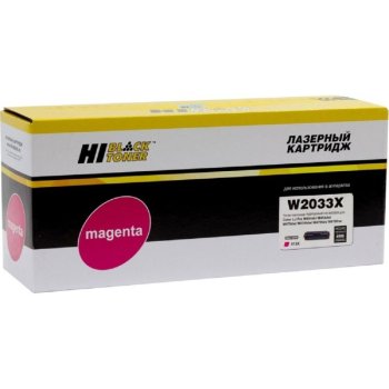 Картридж Hi-Black (HB-W2033X) для HP Color LaserJet Pro M454dn/M479dw, №415X, M, 6K с чипом