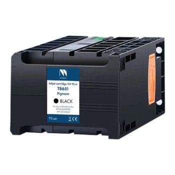 Картридж NV Print T8651 (NV-C13T865140) Black для Epson WorkForce Pro WF-M5690DWF, WF-M5190DW (10 000 стр)