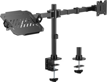 Кронштейн для монитора/ноутбука Cactus CS-VM-LH24-BL черный 17"-35" макс.20кг настольный поворот и наклон