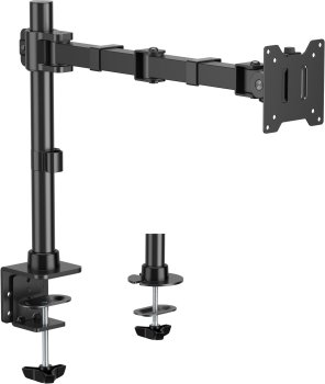 Кронштейн для мониторов Cactus CS-VM-D49-BK черный 17"-49" макс.20кг настольный поворот и наклон