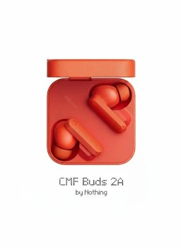Наушники с микрофоном CMF Buds 2A беспроводные внутриканальные, оранжевые