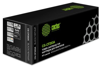 Картридж Cactus CS-CF283A-6 CF283A черный (1500стр.) для HP LJ Pro M125nw/M127fw с чипом
