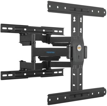 Кронштейн для телевизора Kromax Ultra Slim-101 черный 21"-70" макс.45кг настенный поворот и наклон