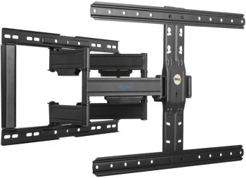 Кронштейн для телевизора Kromax Ultra Slim-102 черный 32"-90" макс.60кг настенный поворот и наклон