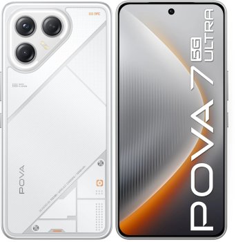 Смартфон Tecno Pova 7 Ultra 5G LJ9, 8/256Gb, белый