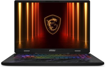 Ноутбук MSI Pulse A16 AI+ C3HWGKG-030XRU Ryzen AI 7 350 32Gb SSD1Tb NVIDIA GeForce RTX 5070 8Gb 16" IPS QHD+ (2560x1600) FreeDOS black WiFi BT Cam (9S