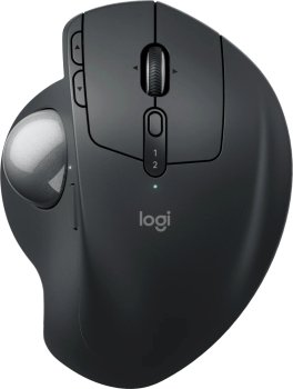 Трекбол беспроводная Logitech Trackball MX Ergo S графитовый оптическая 2048dpi BT/Radio USB (910-007261)