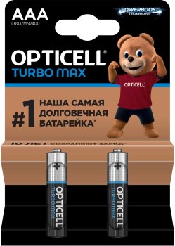 Батарейка Opticell Turbo MAX LR03 AAA (2шт) блистер