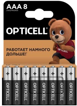 Батарейка Opticell Basic LR03 AAA (8шт) блистер