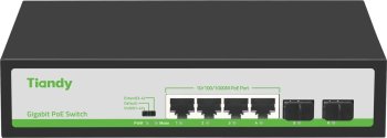 Коммутатор Tiandy TC-P3S06 H/0402/AT/60/V2.0