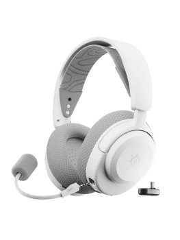 Наушники с микрофоном SteelSeries Arctis Nova 3XW White USB Type-C + 3.5 мм Игровые беспроводные наушники, , белые