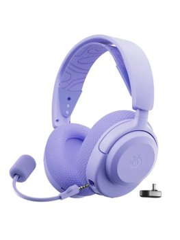 Наушники с микрофоном SteelSeries Arctis Nova 3XW Lavender USB Type-C + 3.5 мм Игровые беспроводные наушники, , фиолетовые