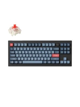 Клавиатура Keychron V3 Max Gateron Jupiter Red беспроводная механическая игровая, русская раскладка, Carbon Black