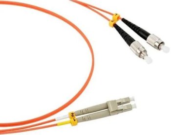 Кабель волоконно-оптический Lanmaster TWT-2LC-2LC/SU-5.0 2x9/125 OS1/OS2 LC дуплекс-LC дуплекс 5м ПВХ оранжевый