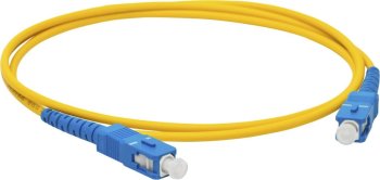 Кабель волоконно-оптический Lanmaster LAN-2SC-2SC/SU-5.0 1.2x9/125 OS2 SC дуплекс-SC дуплекс 5м LSZH желтый
