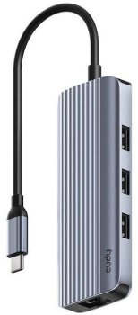 USB-разветвитель Cudy UH606 3порт. серебристый