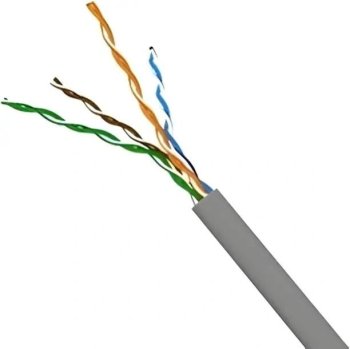 Кабель UTP Lanmaster TWT-5EUTP/500-GY кат.5E UTP 4 пары PVC внутренний 500м серый