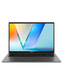Ноутбук Asus Vivobook S16 16", Intel Core 5 210H, RAM 16 ГБ, SSD 512 ГБ, Intel UHD Graphics, Без системы, (90NB1672-M009K0), серый, Русская раскладка