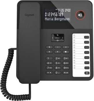 Стационарный телефон Gigaset DESK 600 черный