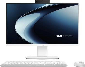 Моноблок Asus VM640KA-WPC0090 23.8" Full HD Ryzen AI 7 350 (2) 32Gb SSD1Tb Radeon 860M без ОС GbitEth WiFi BT 120W клавиатура мышь Cam белый 1920x1080